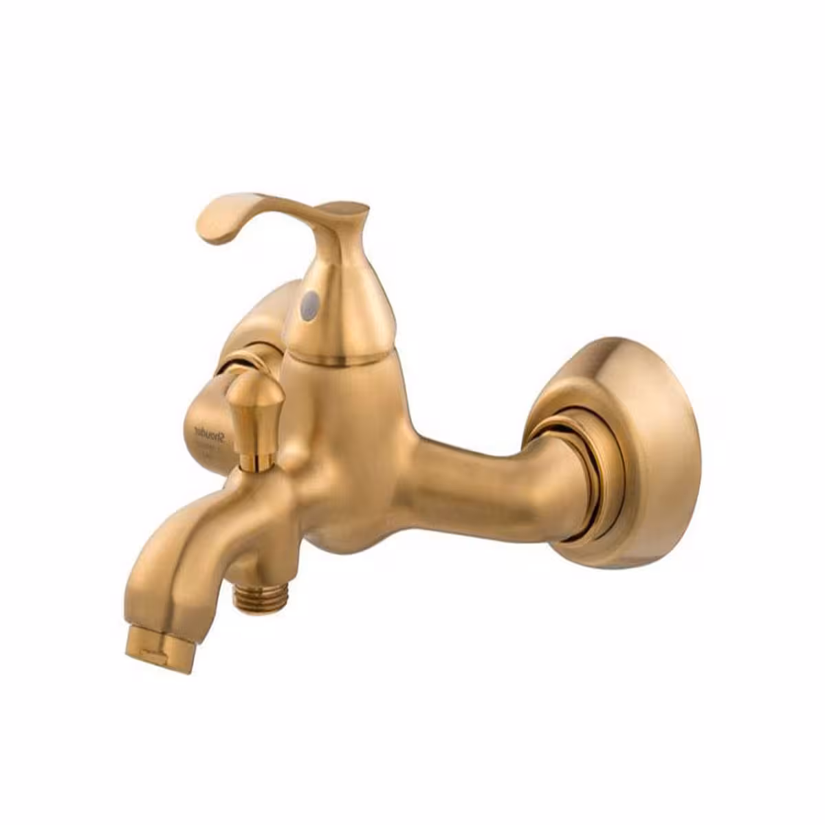 شیر حمام شودر مدل کلاسیک طلایی مات