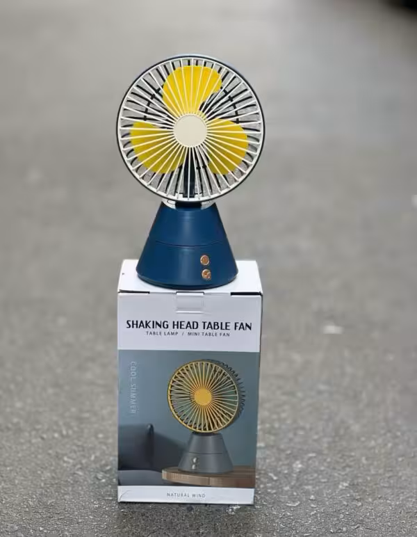 پنکه مینی رومیزی قابل حمل SHAKING HEAD TABLE FAN  NO.BJJ708