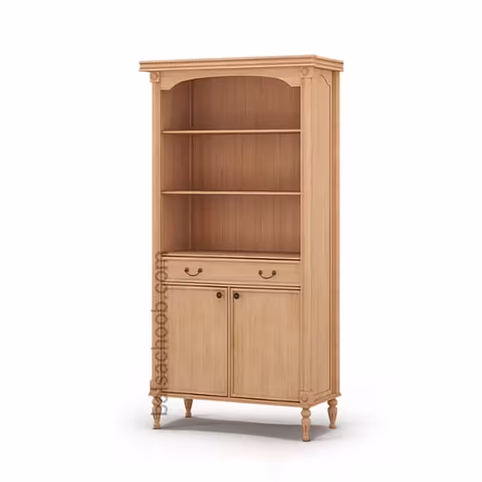 کتابخانه چوب بلوط بالسا