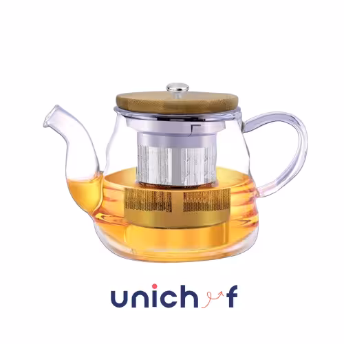 قوری پیرکس 1000میل درب بامبوUN-7962