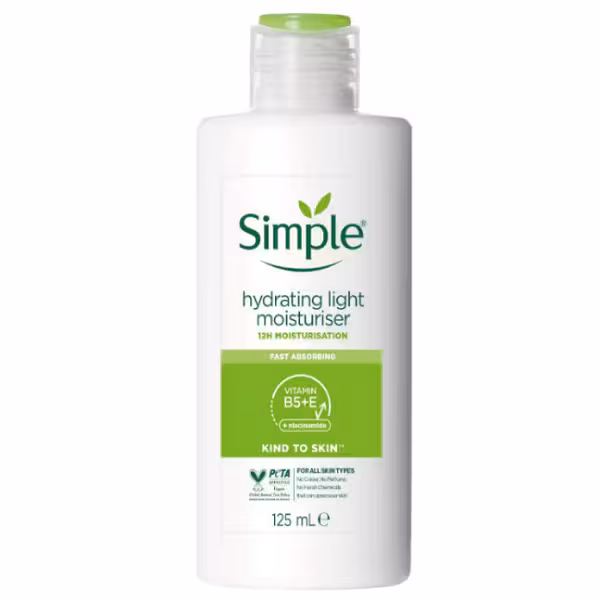 کرم آبرسان و مرطوب‌کننده سیمپل مدل لایت (Simple Kind to Skin Hydrating Light Moisturiser) _ اورجینال