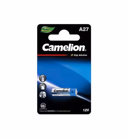 باتری ریموتی A27 ولتاژ 12 ولت 16 میلی‌آمپر سری دیجی آلکالاین کملیون Camelion