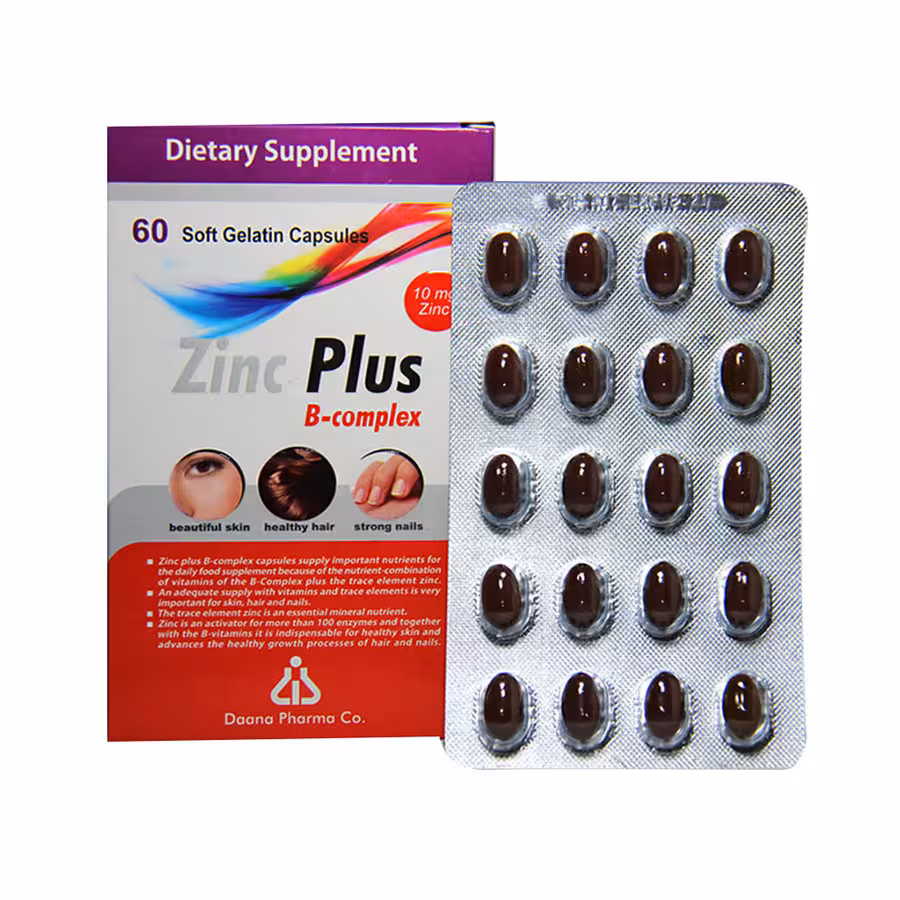 قرص زینک پلاس ب کمپلکس(10 میلی گرم)