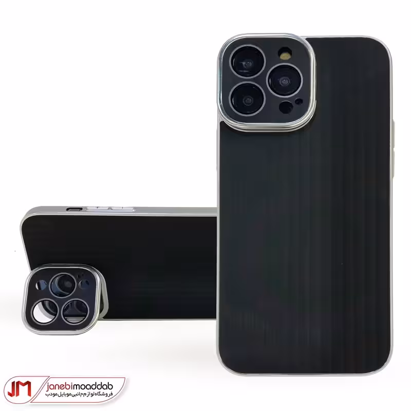 گارد آیفون 13 استند دار طرح خط دار