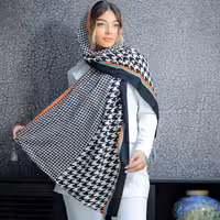 شال نخی منگوله دار(اتمام موجودی)