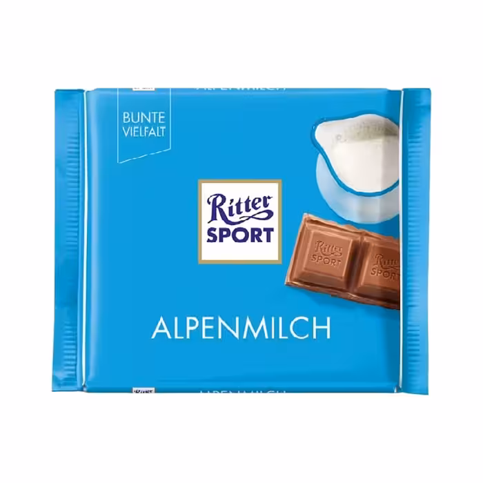 شکلات ریتر اسپرت با طعم شیری آلپاین – 100 گرم