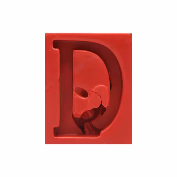 ملد حروف D فرشته دار