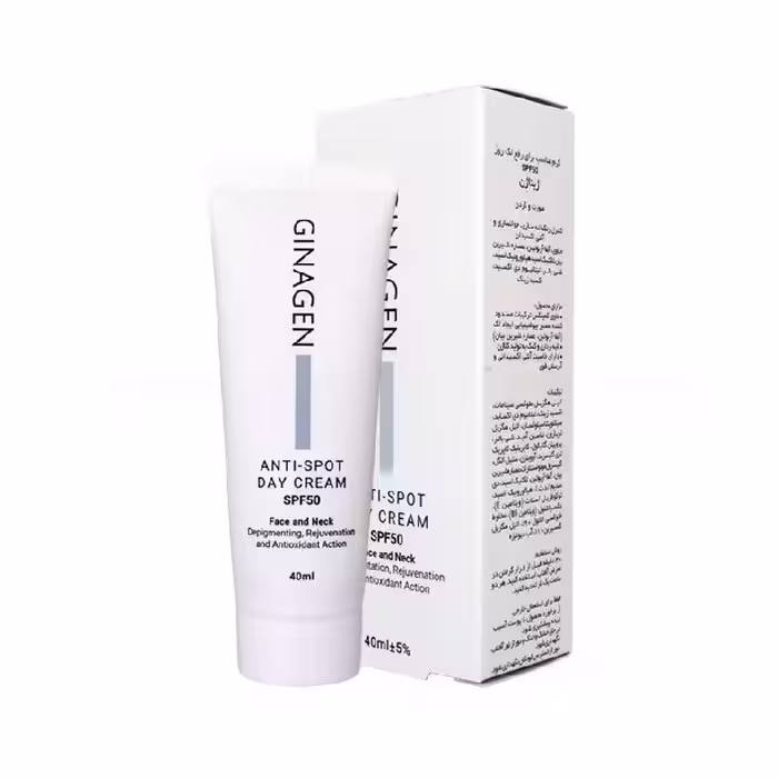 کرم ضد آفتاب ضدلک روز spf 50 ژیناژن