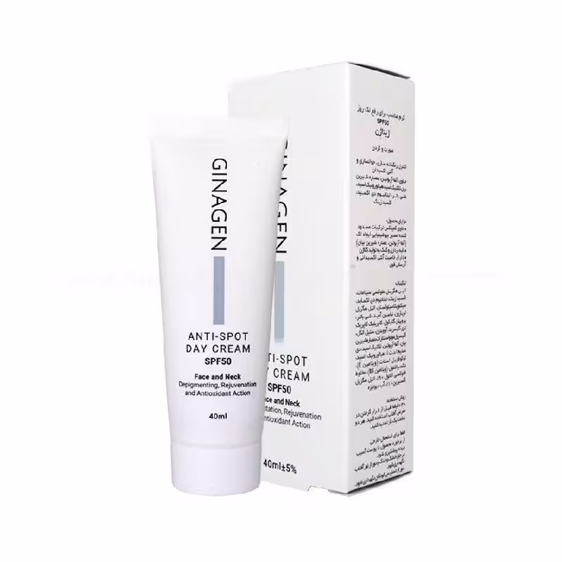 کرم ضد آفتاب ضدلک روز spf 50 ژیناژن