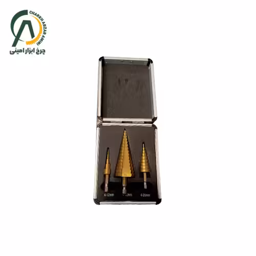 مته کاجی 3 عددی با جعبه