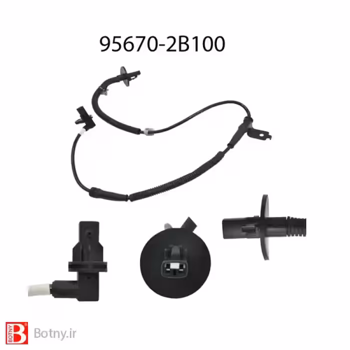 سنسور abs جلو سمت چپ خودروی هیوندای سانتافه 2007 – 2009