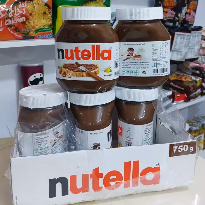 نوتلا750گرم آلمان اصلی ارسال سراسر کشور اصلی درجه یک شکلات صبحانه نوتلا 750 گرم آلمان