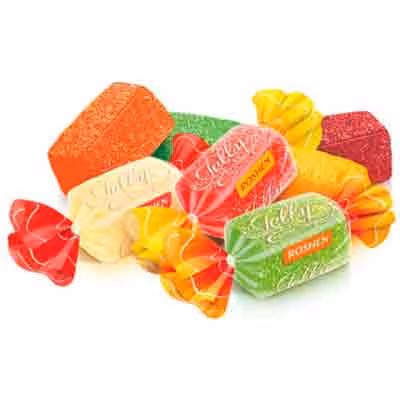 پاستیل فله (نیم کیلویی ) شکری روشن Roshen Jelly با طعم میوه ای
