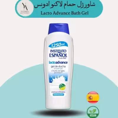 شامپو بدن پروتئین شیر Lacto Advance اسپانول حجم 1250 میل