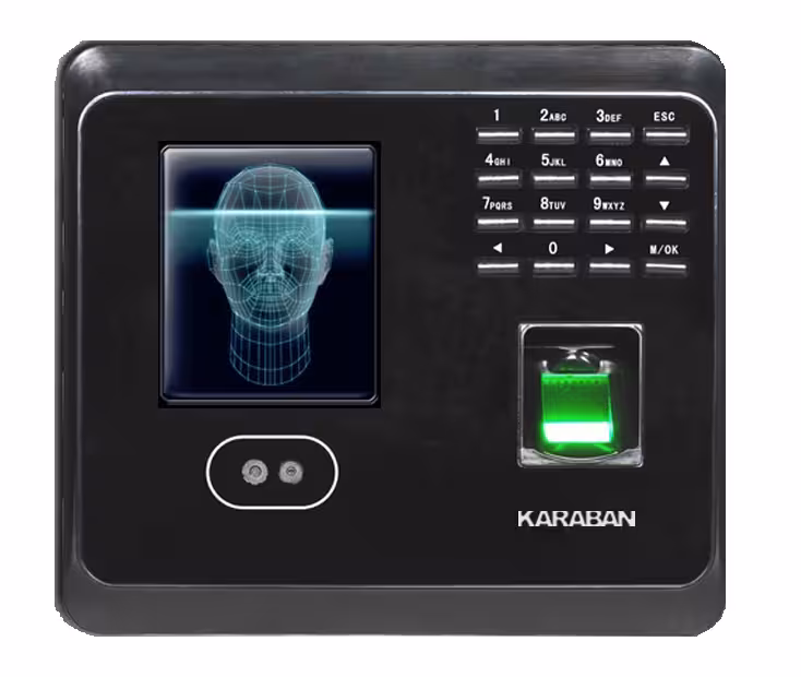 دستگاه حضور و غیاب تشخیص چهره و اثرانگشتی کارابان مدل KTA-630