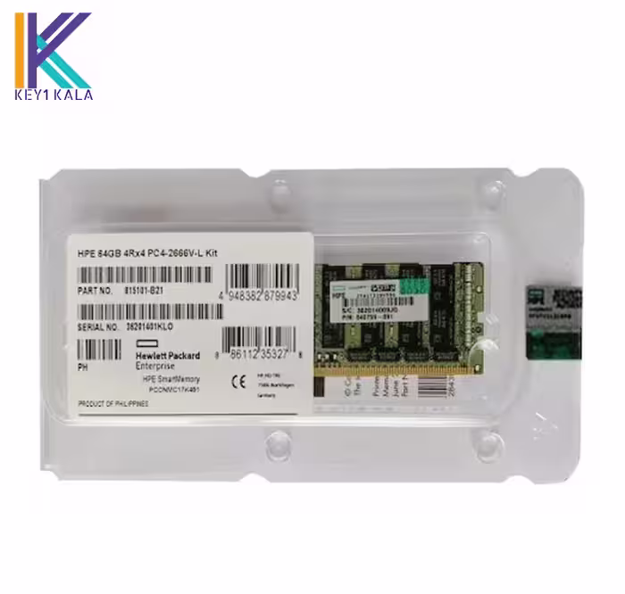 رم سرور HPE 64GB (1x64GB) Quad Rank x4 DDR4-2666