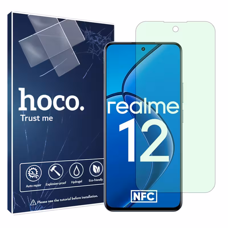گلس ریلمی Realme 12 4G مدل گرین لایت برند هوکو کد S