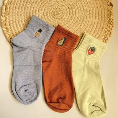 جوراب نیم ساق میوه