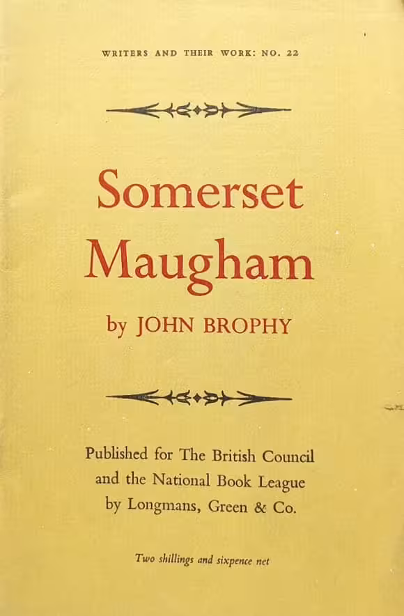 Somerset Maugham | John Brophy
