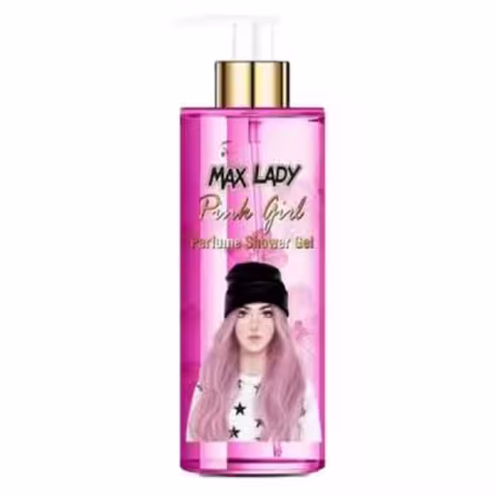 شامپو بدن بانوان مکس لیدی MAX LADY مدل Pink girl حجم 500 میل