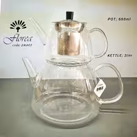 کتری قوری 2000 میل کد ZM002 فلورا