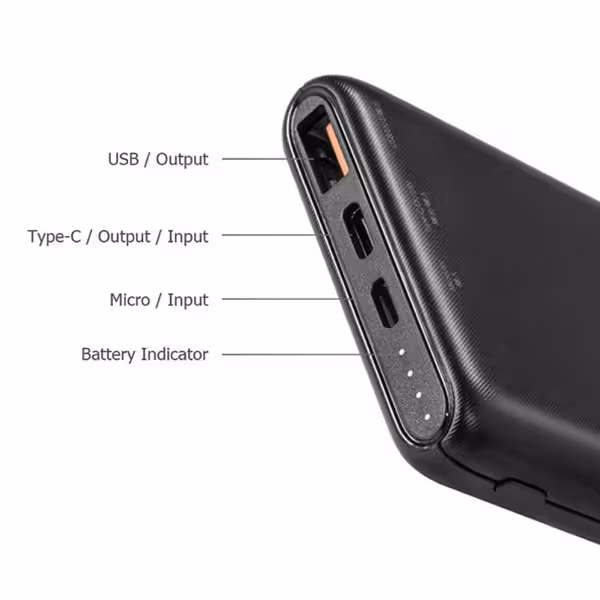 پاور بانک باسئوس مدل Bipow PPDML-01 ظرفیت 10000 میلی آمپر سفید - فروشگاه اینترنتی پروتاچ