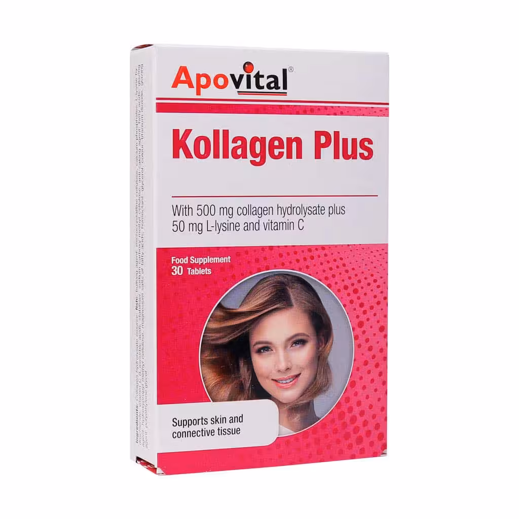 قرص کلاژن پلاس آپوویتال 30عدد | Apovital Kollagen Plus
