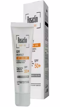 کرم ضدآفتاب SPF50 پوست چرب رزاکلین ( بیرنگ )
