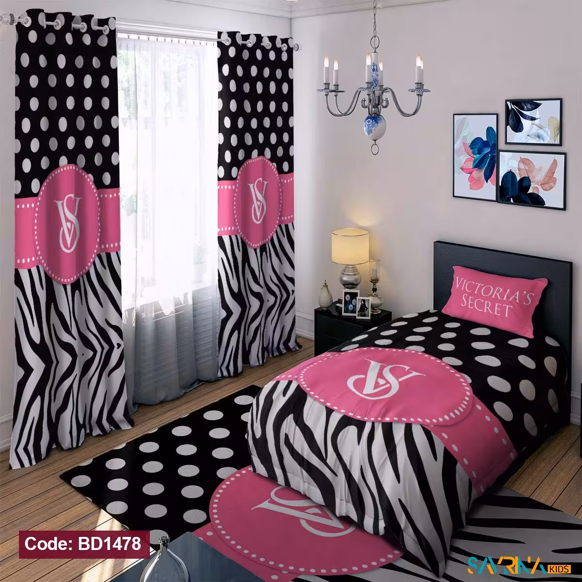 ست اتاق خواب طرح vs کد BD1478