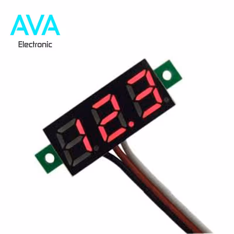 ماژول ولتمتر سه رقمی 0 تا 99٫9 ولت DC