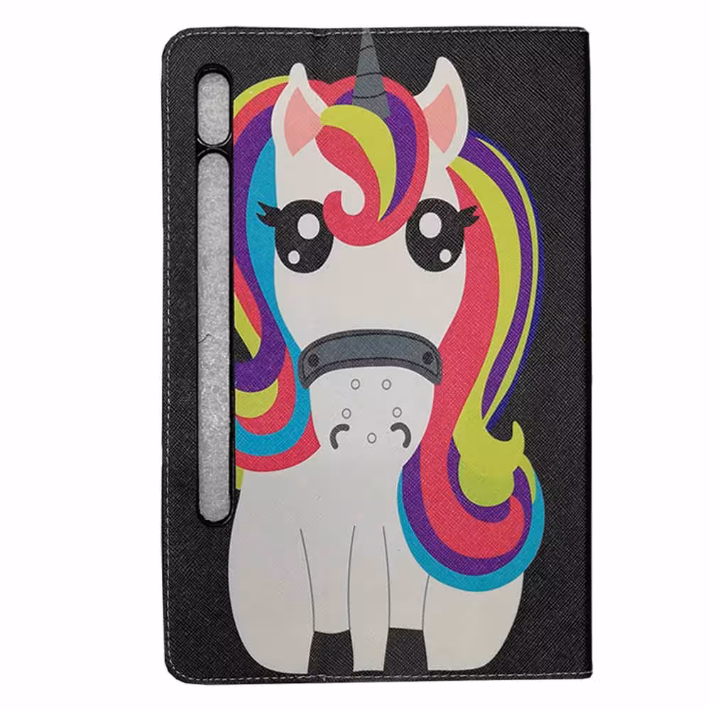 کیف کلاسوری طرح یونیکورن | تبلت سامسونگ Tab S8 (X700-X706)