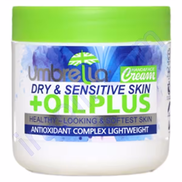 کرم مرطوب کننده کاسه ای اویل پلاس پوست خشک و حساس آمبرلا حجم 250 میلی لیتر