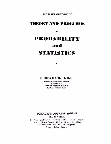 خرید و دانلود نسخه کامل کتاب Theory &amp; Problems Of Probability &amp; Statistics (2 Printing)