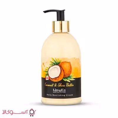 کرم مرطوب کننده پمپی نیوتیس عصاره نارگیل حجم 500 میل
