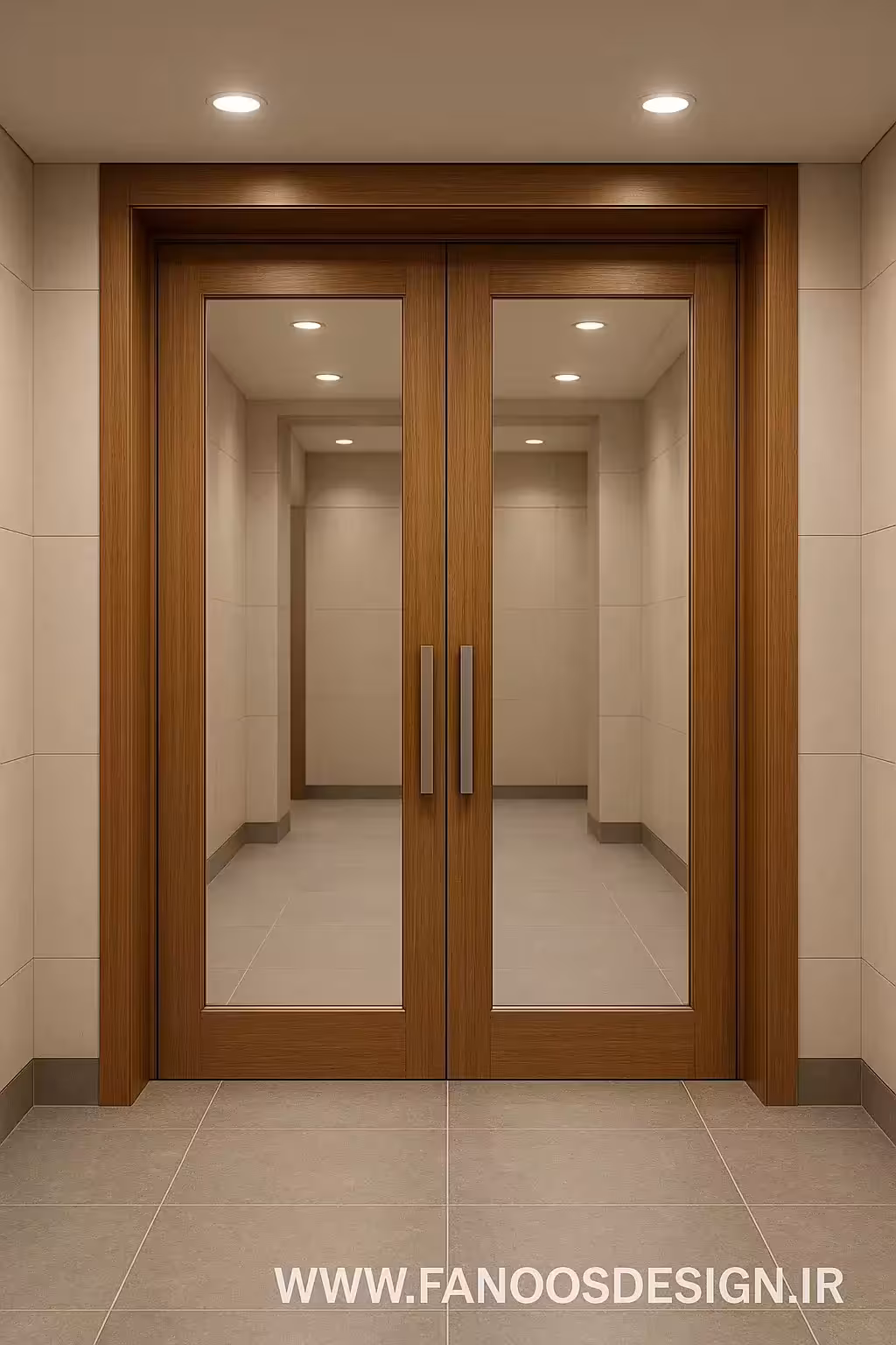 درب لابی هتل مدرن