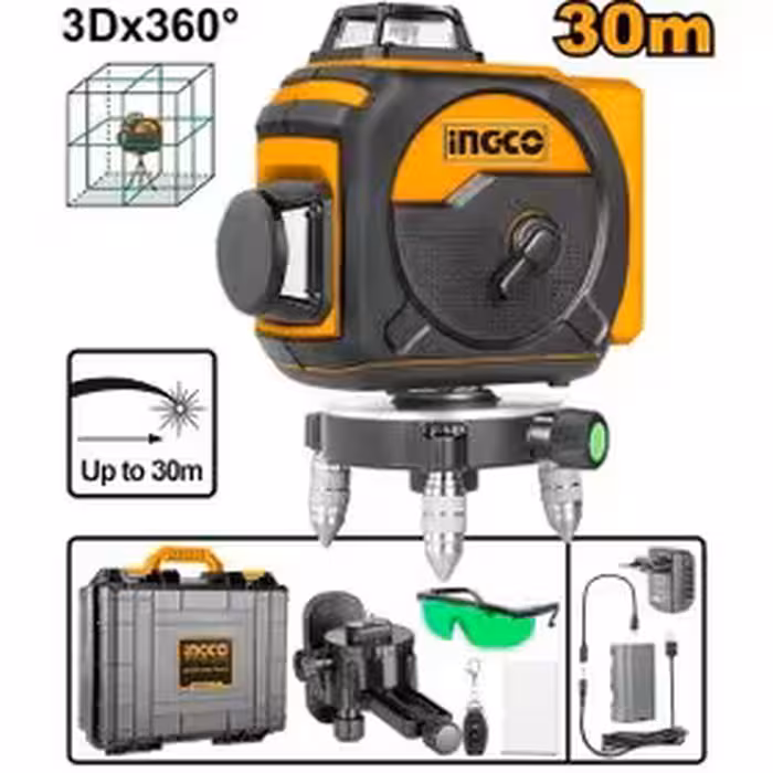 تراز لیزری 3 بعدی نور سبز اینکو مدل HLL255267