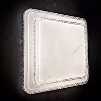 چراغ سقفی مدرن 100 وات مربع دو طبقه ریموت دار آلما