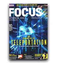 مجله انگلیسی focus the coming age of teleportation چاپ اصل گلاسه