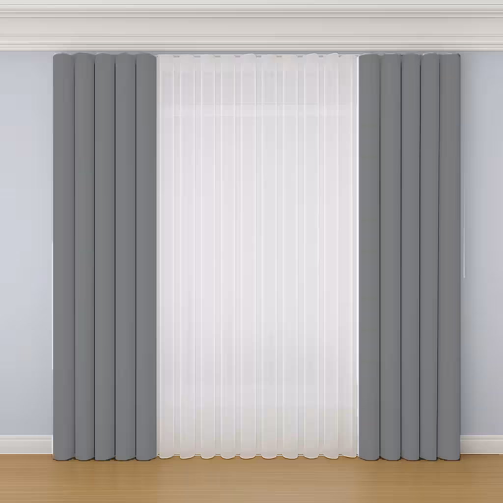 پرده ورتیکال دودی