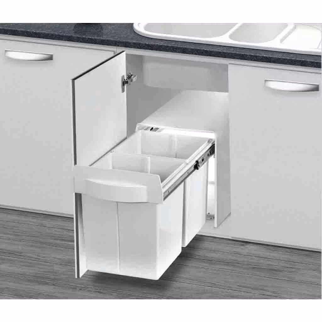 سطل 2 قلو زیر سینکی 9128 _ ملونی/Melloni