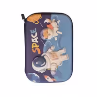 جامدادی مدل فانتزی سیلیکونی طرح فضانورد در ماه کد 5965-BL-170