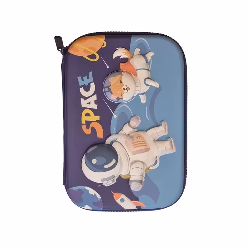 جامدادی مدل فانتزی سیلیکونی طرح فضانورد در ماه کد 5965-BL-170