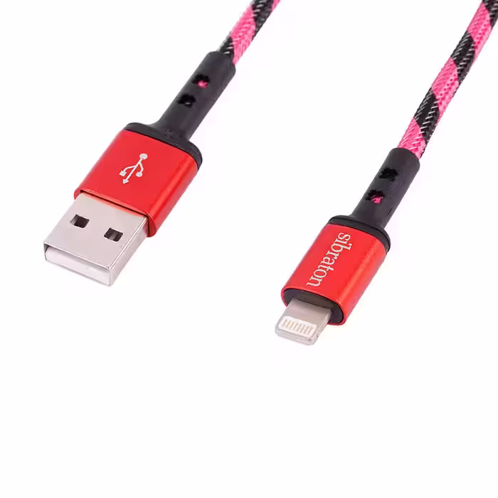 کابل آیفونی Sibraton S224i 2.1A 1.1m