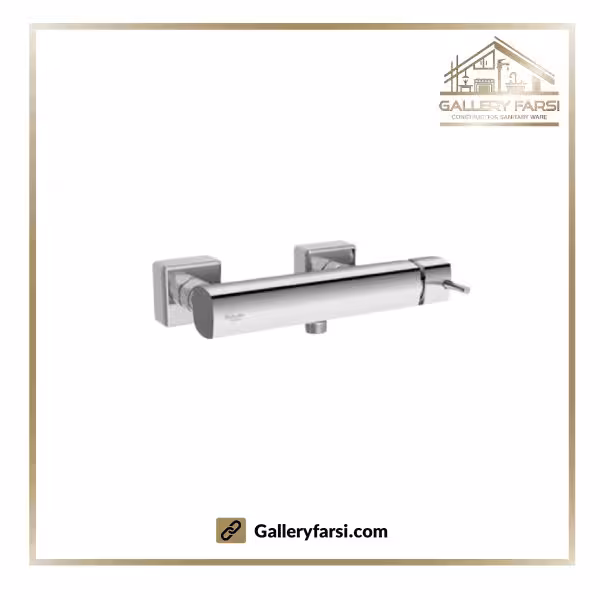 شیر توالت شودر مدل یونیک کروم