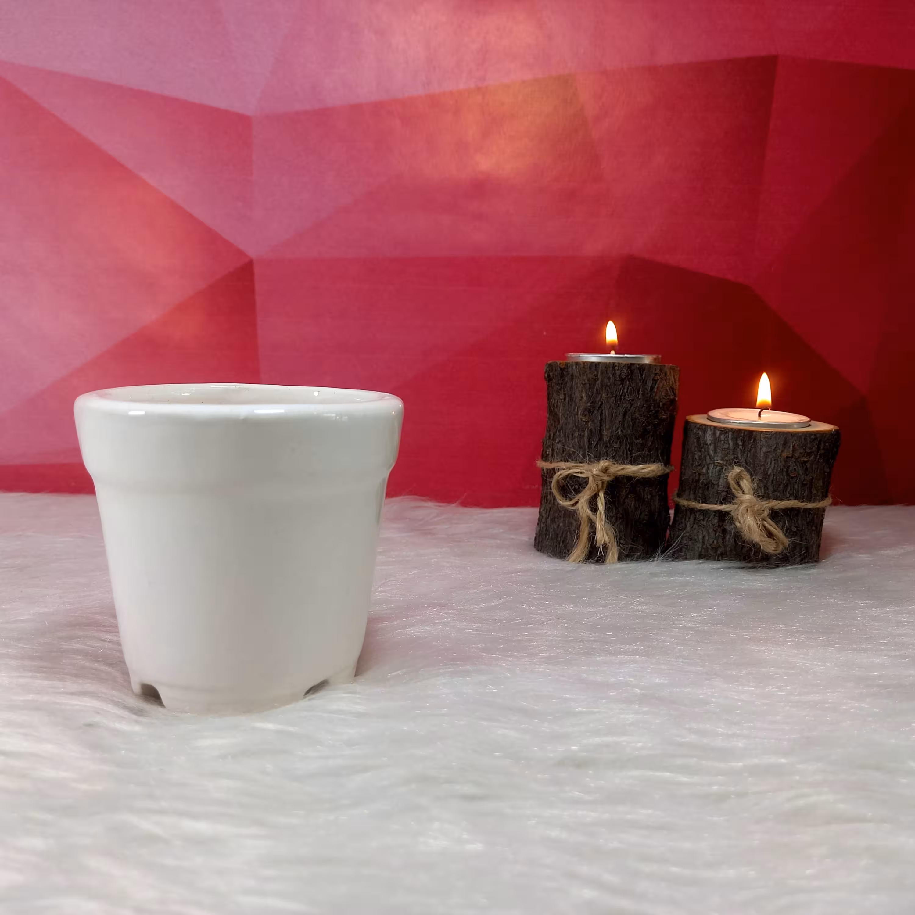 گلدان لیوانی سرامیکی کوچک کاکتوسی - گلدان سرامیکی-گلدان گل - گلدونه