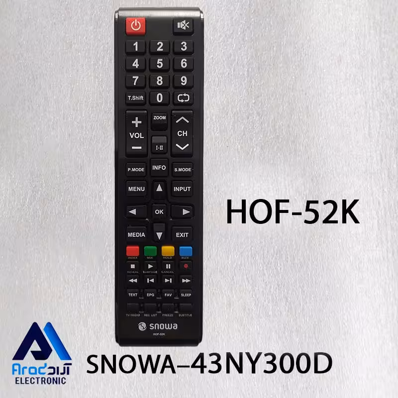 کنترل تلویزیون اسنوا 43NY300D