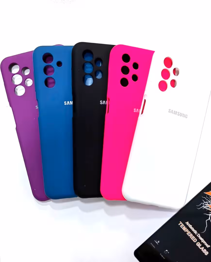 قاب سیلیکونی پاکنی اصلی سامسونگ A13 4gSamsung A13 4g original clear silicone frame