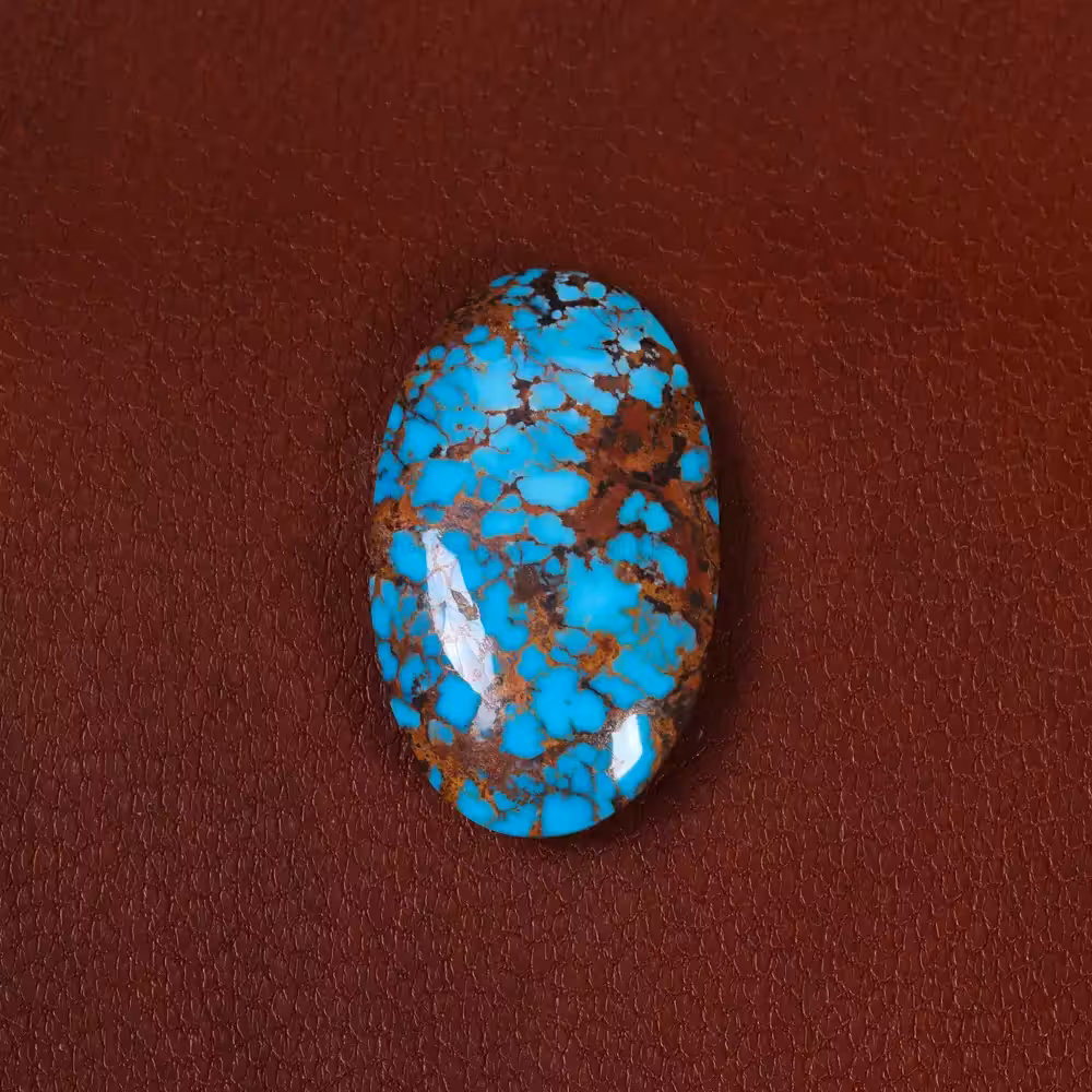 نگین فیروزه شجری کد 29521 - جواهری مشاهیر