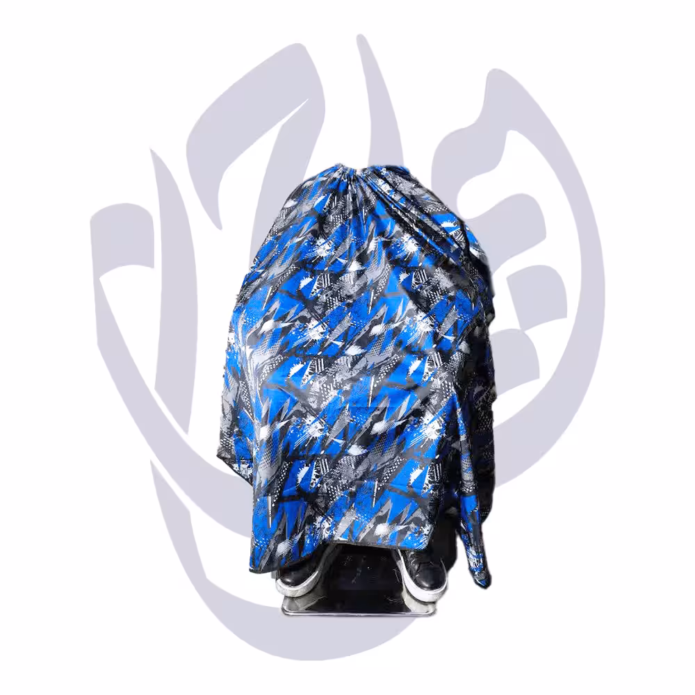 پیش بند یقه کش آرایشگاهی طرح دار کد  400