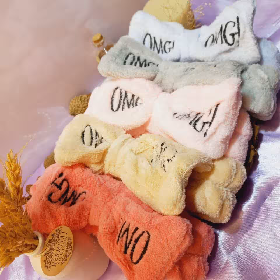 هد بند حوله ای پاپیونی 